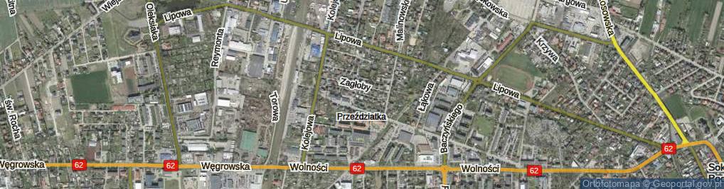 Zdjęcie satelitarne Żeromskiego Stefana ul.